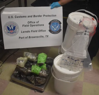 Brownsville CBP officers seize more than $1.3 million in methamphetamine and black tar heroin at Los Indios International Bridge