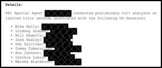 Chairmen Johnson, Grassley Lead Letter to DOJ and FBI Demanding Documents Detailing the Biden Administration’s Targeting of Sitting Members of Congress