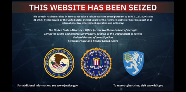 Justice Department Announces Seizure of Stolen-Password Database Used in Bank Account Takeover Fraud