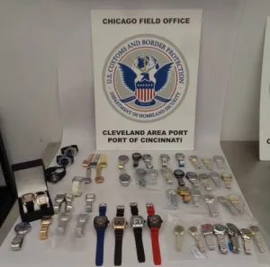 $$6 million in counterfeit watches intercepted by CBP officers in Cincinnati