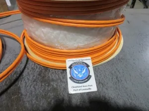 Caught trying to transmit drugs, not data— CBP discovers Ketamine hidden in ethernet spool