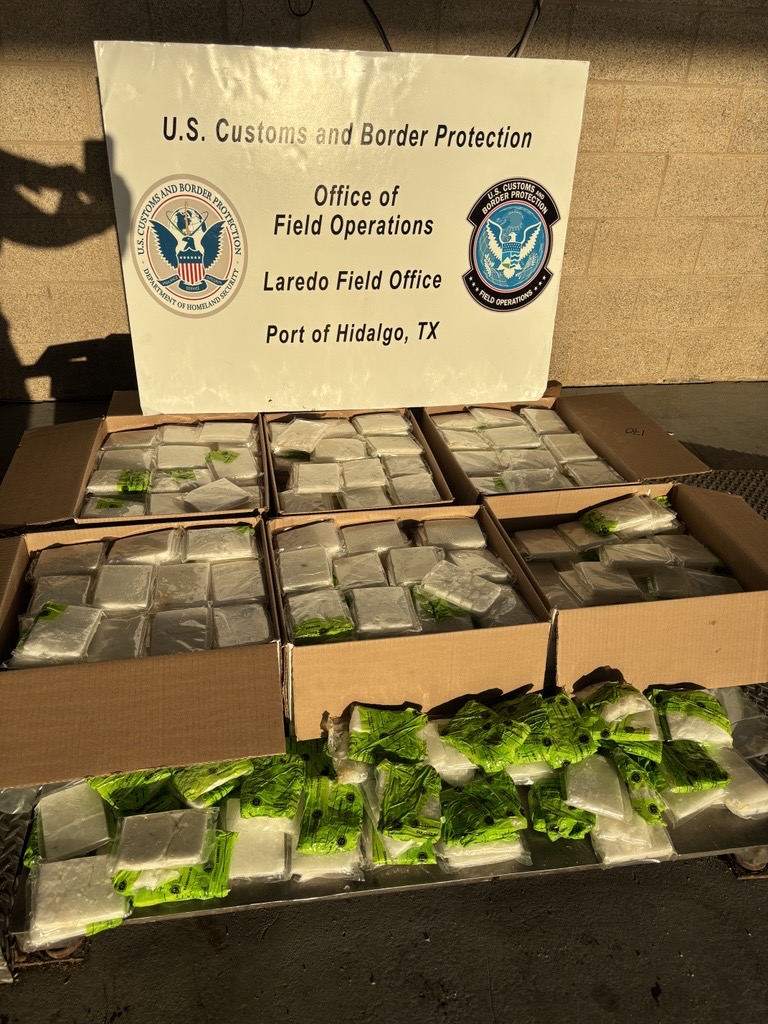 CBP officers seize more than $2.6 million in methamphetamine at Pharr International Bridge