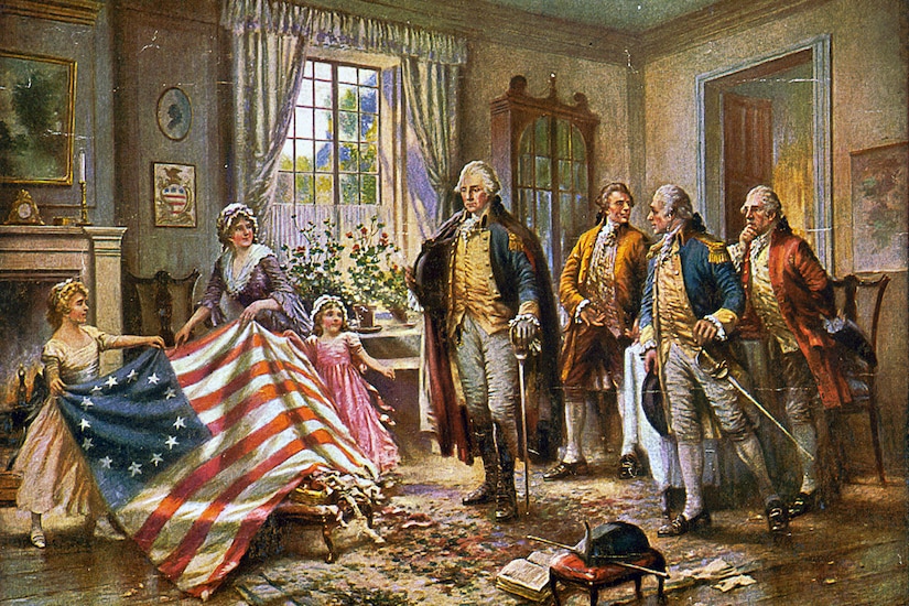 American Revolutionary War Flags Flown to Inspire Patriotism