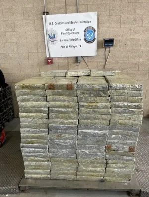 CBP officers seize more than $14 million in methamphetamine at Pharr International Bridge