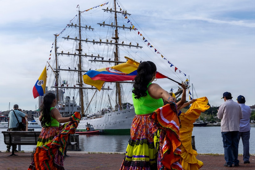 Visitors Welcome International Tall Ships to Baltimore for Sail 250