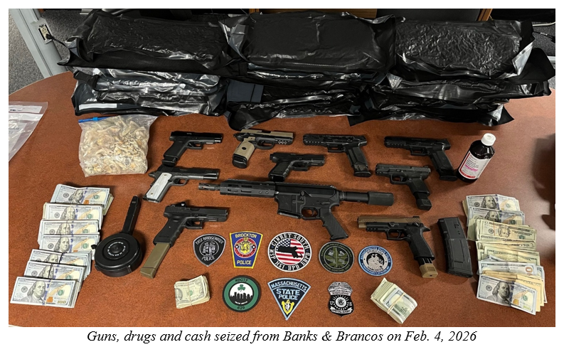 Owner of Brockton Store “Banks & Brancos” Pleads Guilty to Drug Trafficking and Firearm Crimes
